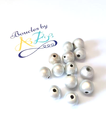 Perles magiques blanches 8mm x15.