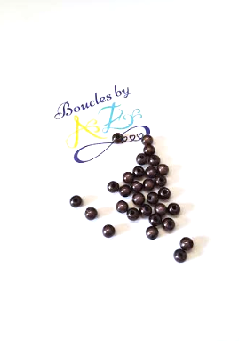 Perles magiques noires 4mm x30.
