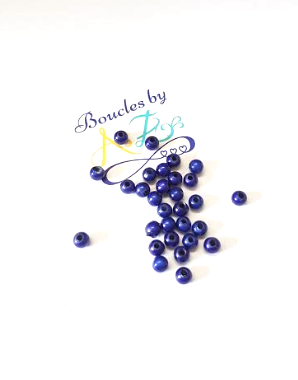 Perles magiques bleues 4mm x30.