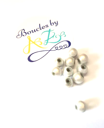 Perles magiques blanches 6mm x20.