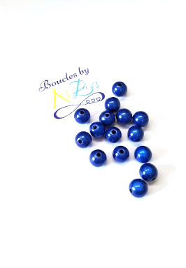 Perles magiques bleues 8mm x15.