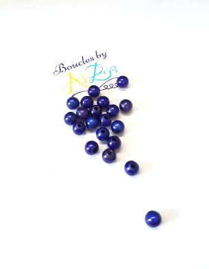Perles magiques bleues 6mm x20.