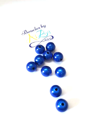 Perles magiques bleues 10mm x10.