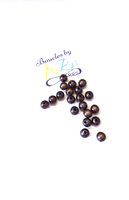 Perles magiques noires 6mm x20.