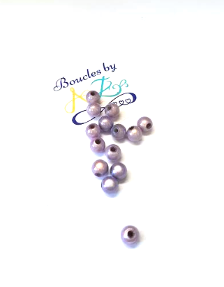 Perles magiques violettes 6mm x20.