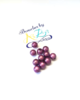 Perles magiques violettes 6mm x20.