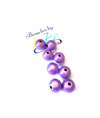 Perles magiques violettes 10mm x10.