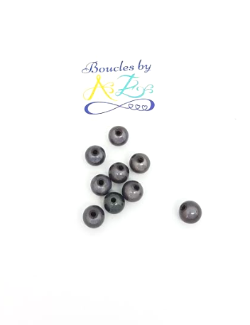 Perles magiques noires 8mm x15.