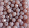 Perles à facettes violettes 4x3mm x50.