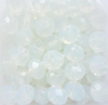Perles à facettes transparentes 6x4mm x30.
