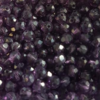 Perles à facettes mauves 3x2mm x100.
