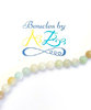 Perles rondes amazonite naturelle 6mm x10.