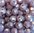 Perles à facettes violettes 6x5mm x30.