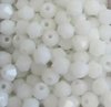 Perles toupies blanches 4mm x40.