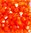 Perles toupies orange 4mm x40.