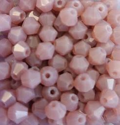 Perles toupies violettes 4mm x40.
