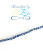 Perles lapis lazuli naturelle x10.