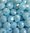 Perles à facettes bleues 6x5mm x30.