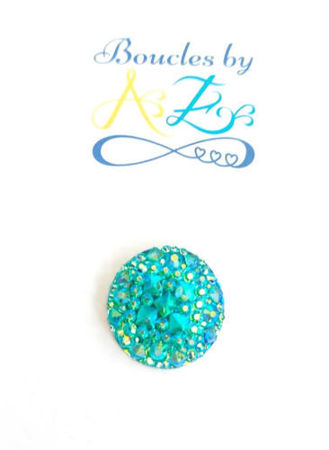 Cabochon turquoise 25mm