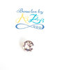 Cabochon strass rose 12mm