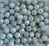 Perles à facettes grises 3x2mm x100.