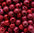 Perles scintillantes rouges 8mm x30.