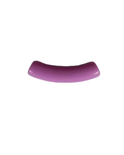 Lot perle tube incurvé violette 32x9,5mm x10