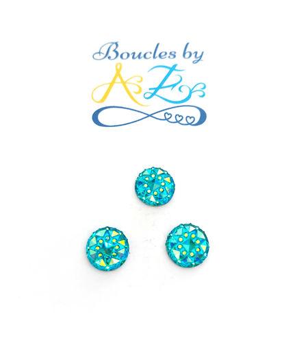 Lot cabochon turquoise 10mm x10
